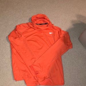 Orange/peach Nike pullover